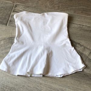 Sweetheart Neck Peplum Tube Top